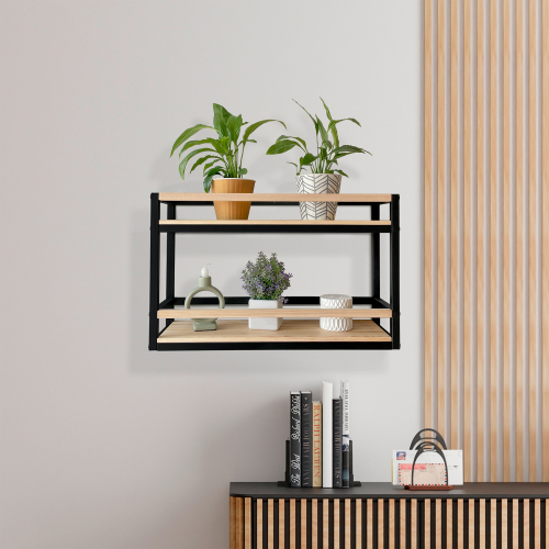 Полиця-стелаж двоярусна Loft 64,3x20x40 см